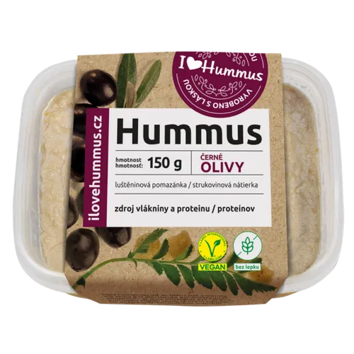 Hummus Černé olivy