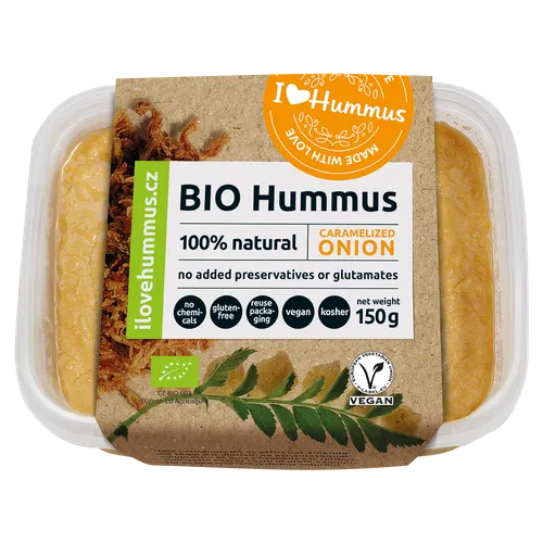 Hummus BIO caramelized onion