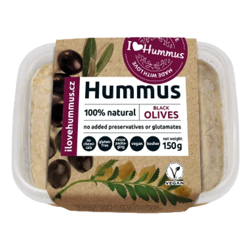 Hummus Black olives