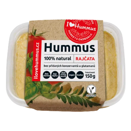 Hummus s rajčaty