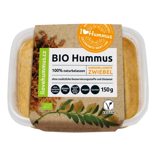 Hummus BIO karamellisierte Zwiebel