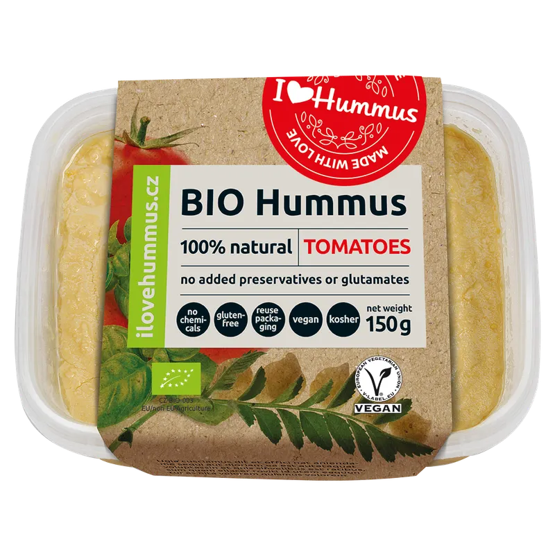 Hummus BIO Tomatoes