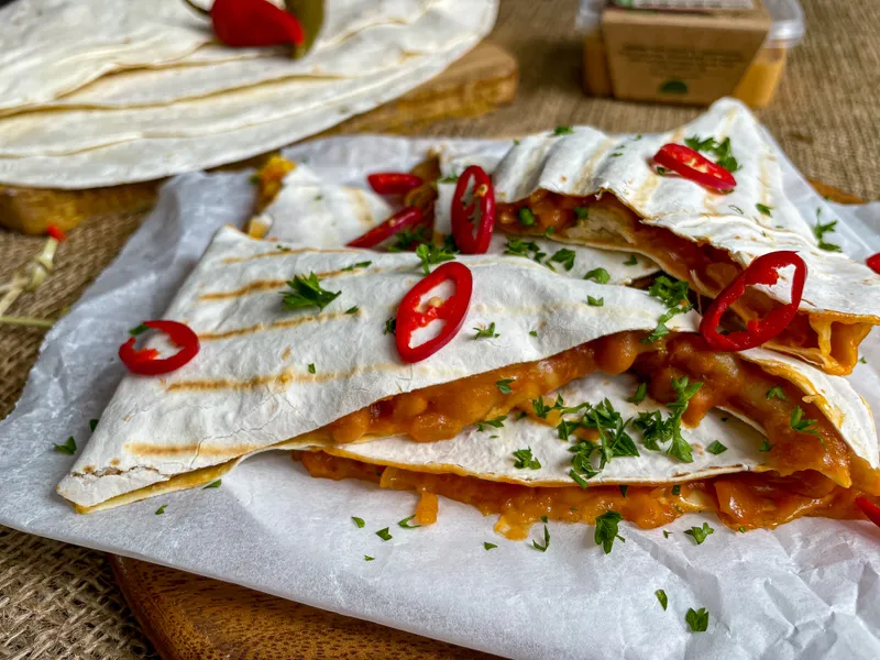 Hummus quesadilla