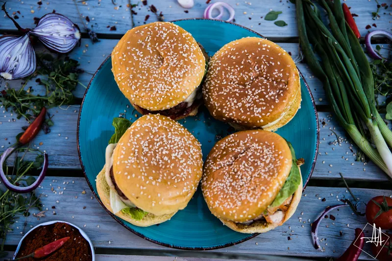 Kimchi cheeseburger