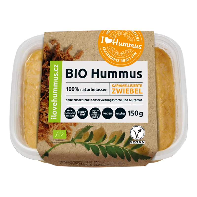 Hummus BIO karamellisierte Zwiebel